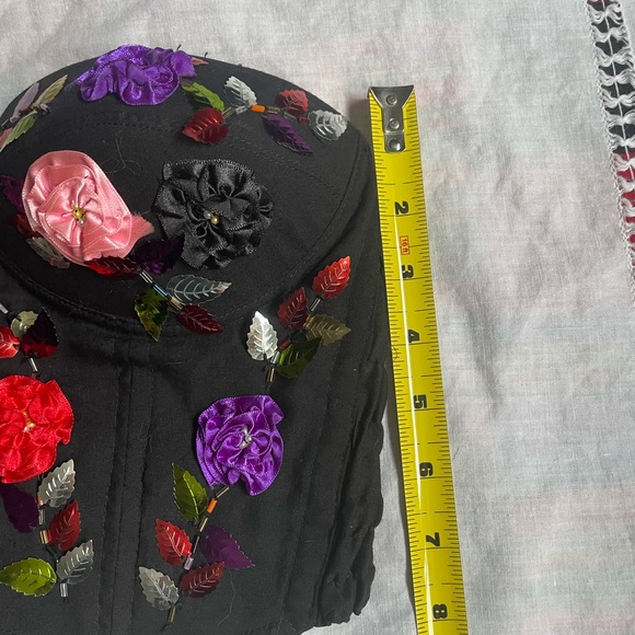 Vintage Corset with Flower Embellishments - Picture 13 of 13